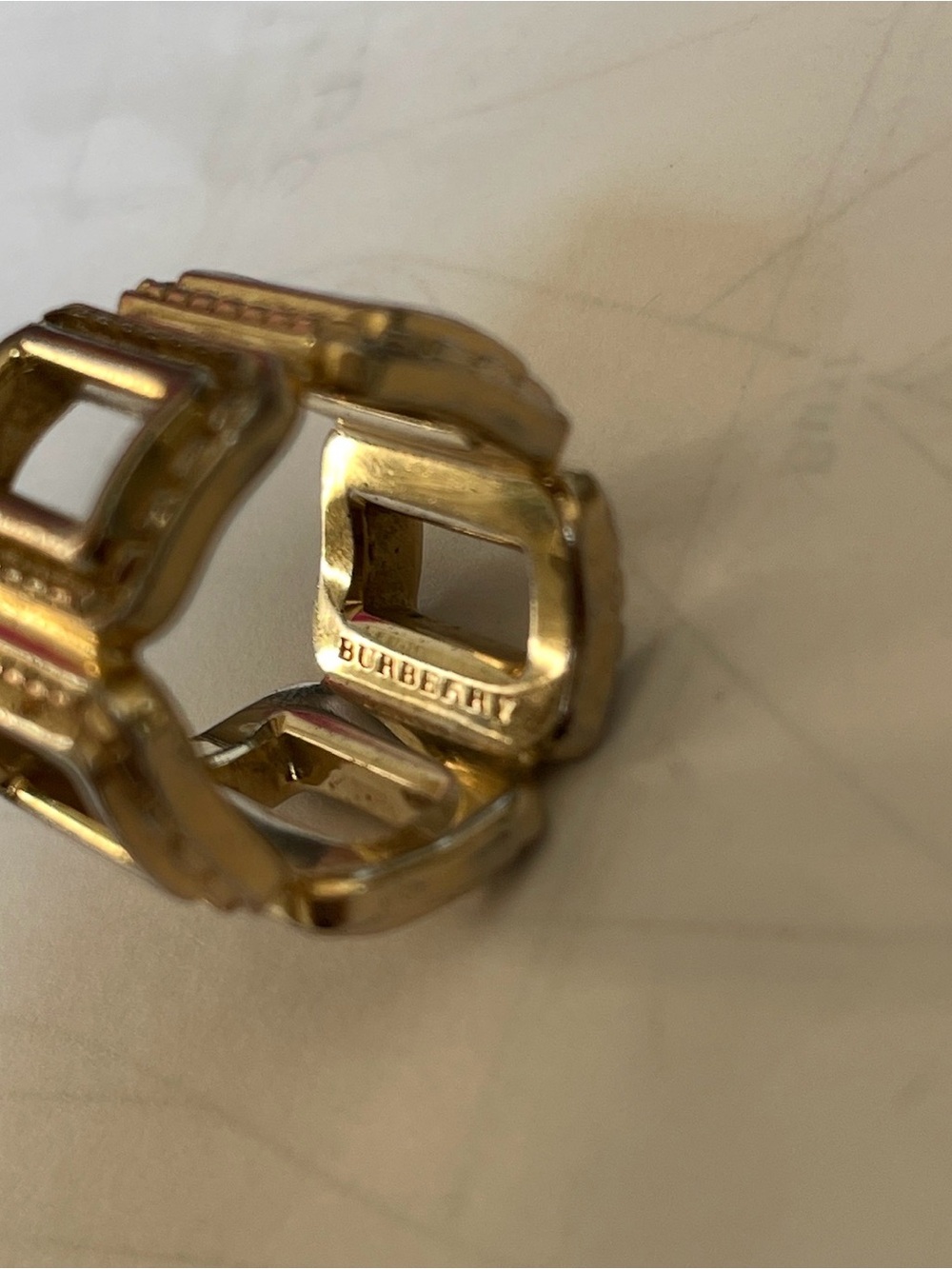 Burberry - Vintage Scarf Ring